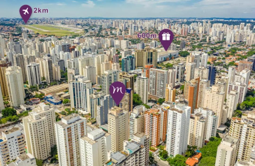 Hotel Em Moema - Flat Executivo Prox Ao Aeroporto E Shopping Ibirapuera São Paulo Exterior foto